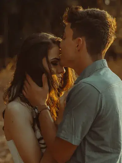 Man feeling confident about online dating experience